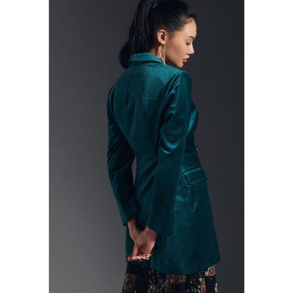 Anthropologie Maeve Velvet Blazer Dress $220 - Picture 7 of 13